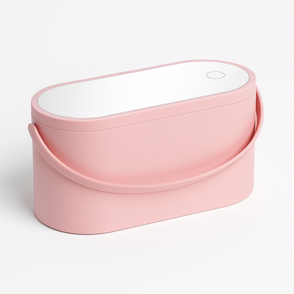 Estuche compacto con Espejo Ajustable y luz LED